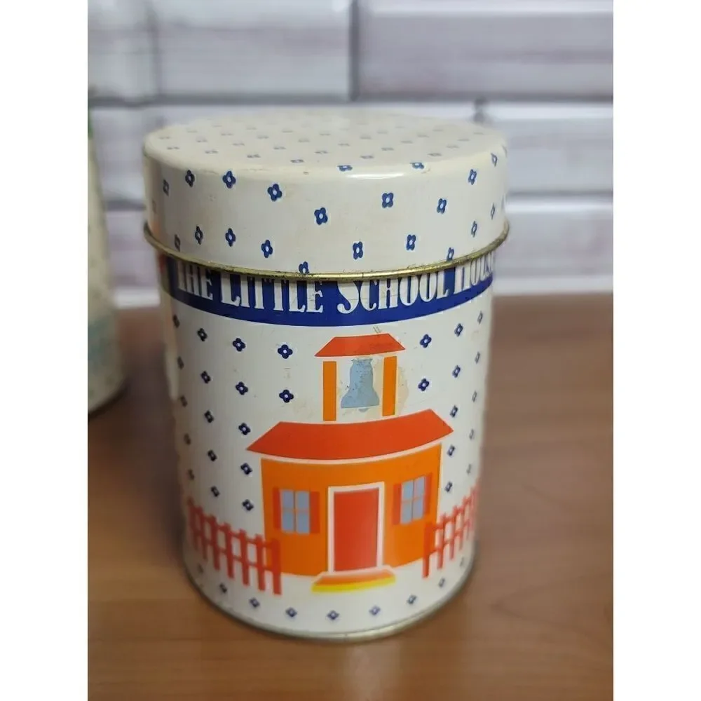 1970's Little School House Nesting Tins